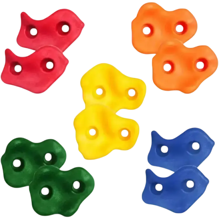 Northix Klätterstenar Klättring För Barn 10 St