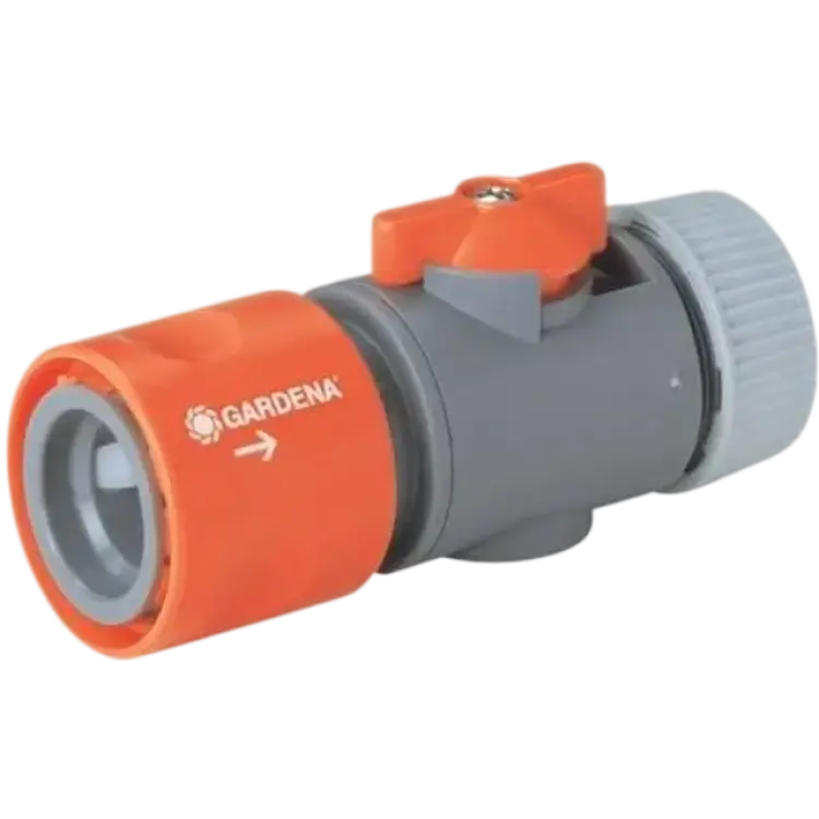 Gardena Hose Connector with Control Valve 13mm