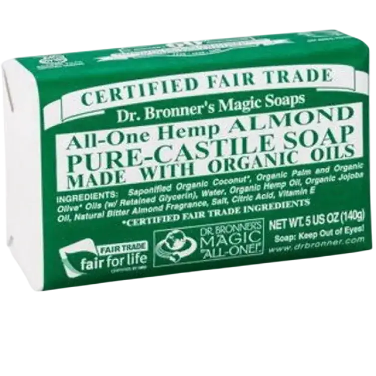 Dr. Bronners Pure-Castile Almond Bar Soap