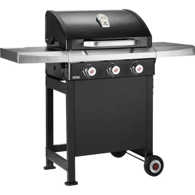 Landmann Gasolgrill Rexon 3.0 Svart Cast Iron 12236