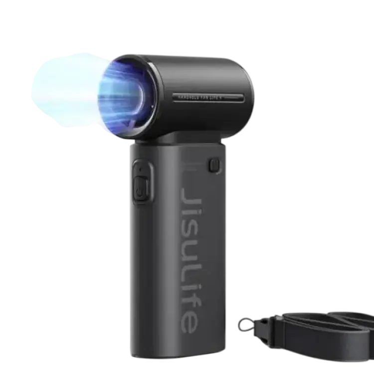 Jisulife Bärbar Mini USB Fläkt 5000 mAh