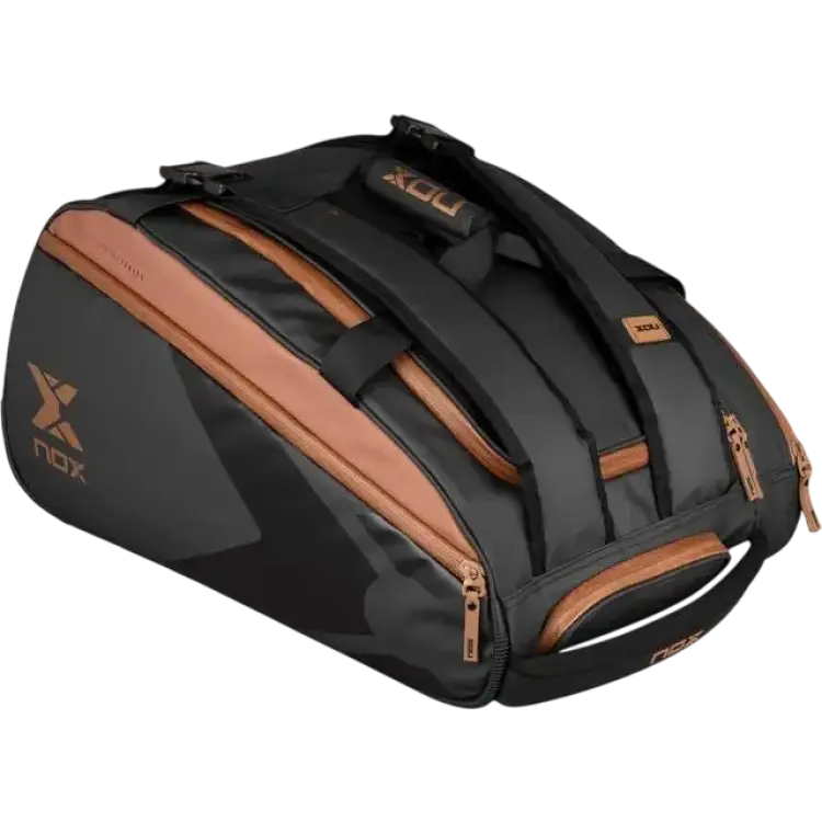NOX Luxury Open Series Padelbag Black Brown