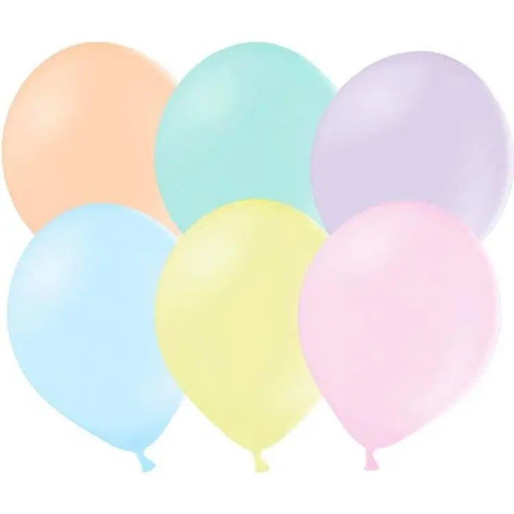 PartyDeco Latex Balloons Pastel 100-pack