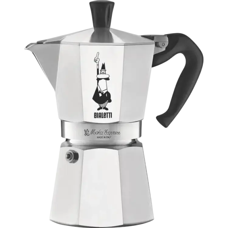 Bialetti Moka Express 6 Cups Stainless Steel