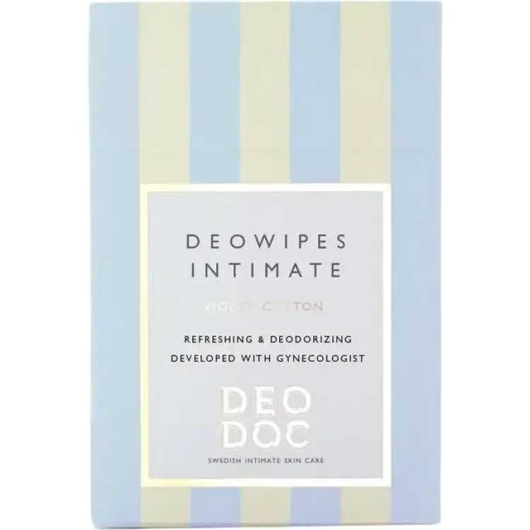 DeoDoc DeoWipes Intimate Violet Cotton