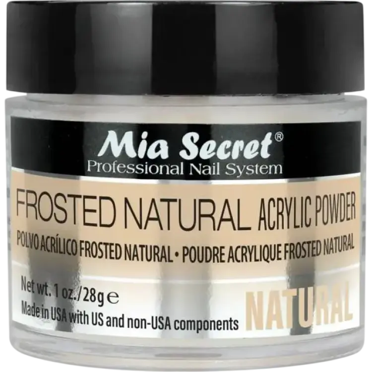 Mia Secret Acrylic Powder Frosted Natural - 1 Oz