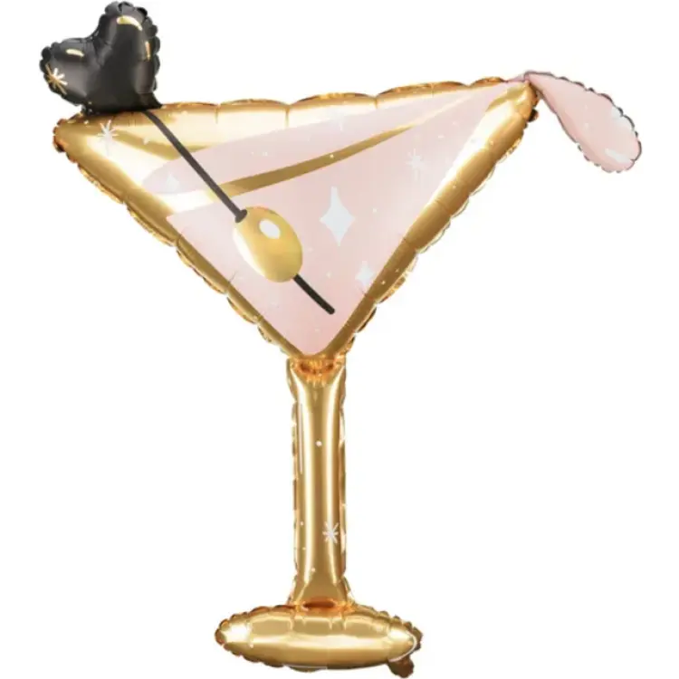 PartyDeco Folieballong XL Cocktailglas