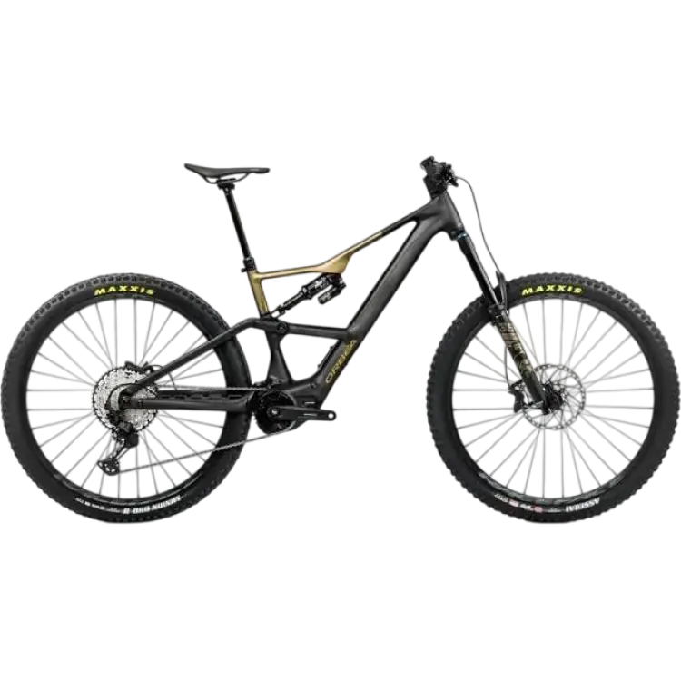 Orbea Rise LT H10 Elcykel MTB Heldämpad 150/160 85Nm Diamond Black Splash Olive Green