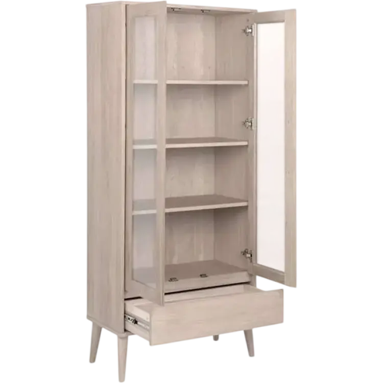 Leen Bakker Ulfborg Vitrinskåp 80x178cm