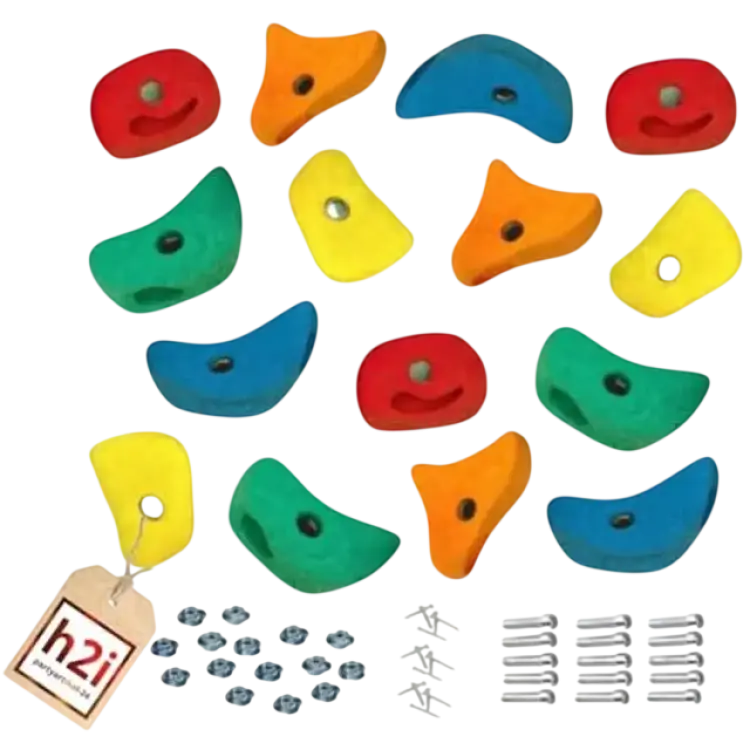 H2i Klätterstenar Medium 7.5–9.0 cm 15 Stycken