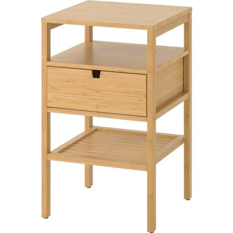 IKEA NORDKISA Avlastningsbord, bambu, Bredd: