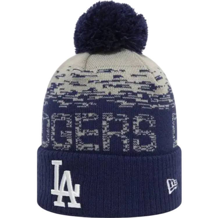 New Era MLB ON-Field Fleece LA Dodgers Royal Winter Beanie