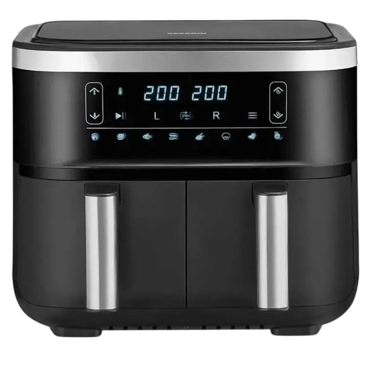 Severin Air Fryer Dubbel 2x4L