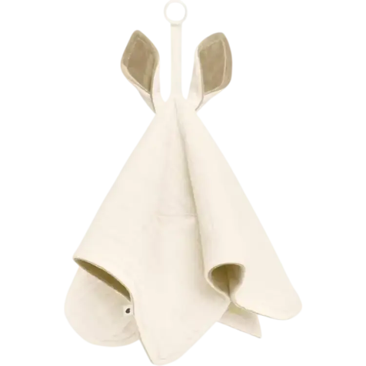 Bibs snuttefilt kangaroo, ivory