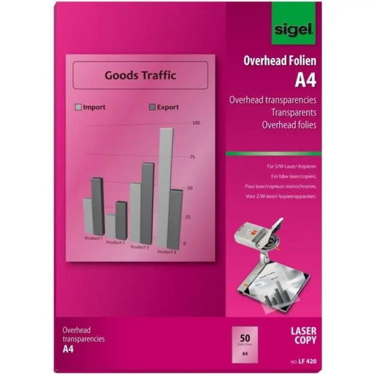 Sigel Overhead Transparencies ic A4