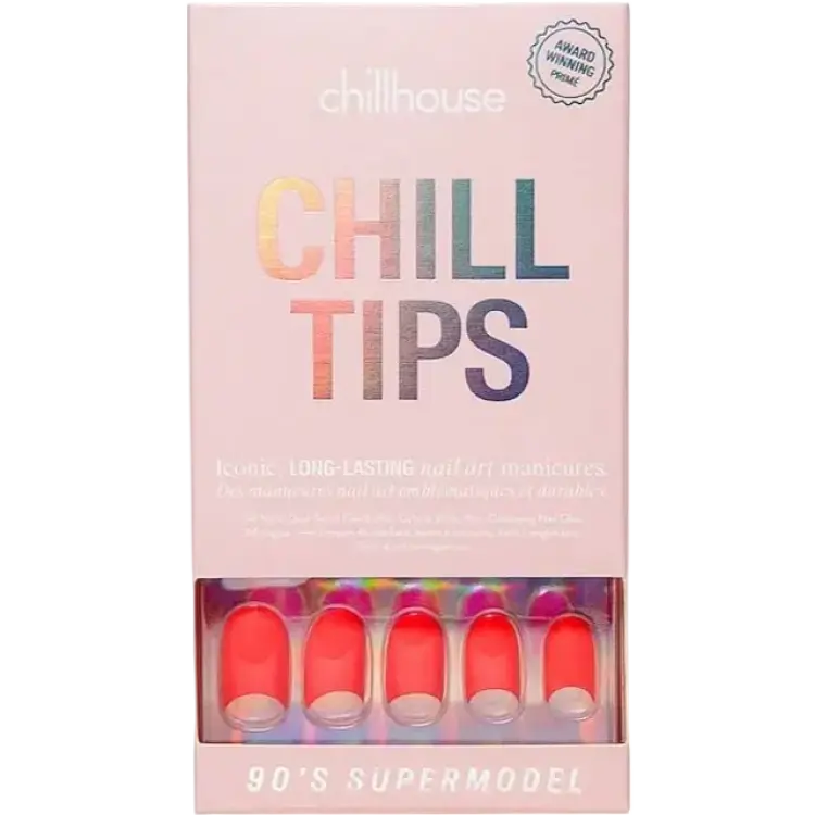 Chillhouse Chill Tips Press On Nails Kit 90-Tals Supermodell - 30 Nagelformer