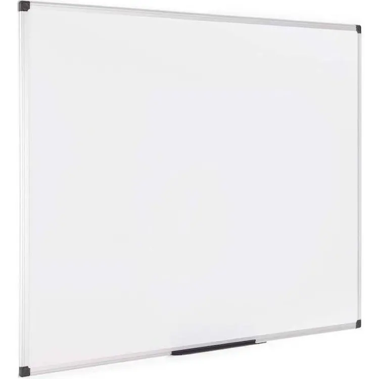 Bi-Office Magnetic Whiteboard with White Lacquered Steel 120x90cm