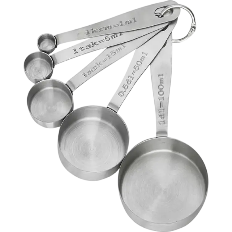 Dorre Myah 5 Delar Rostfritt Stål 5 St Måttsats 5st