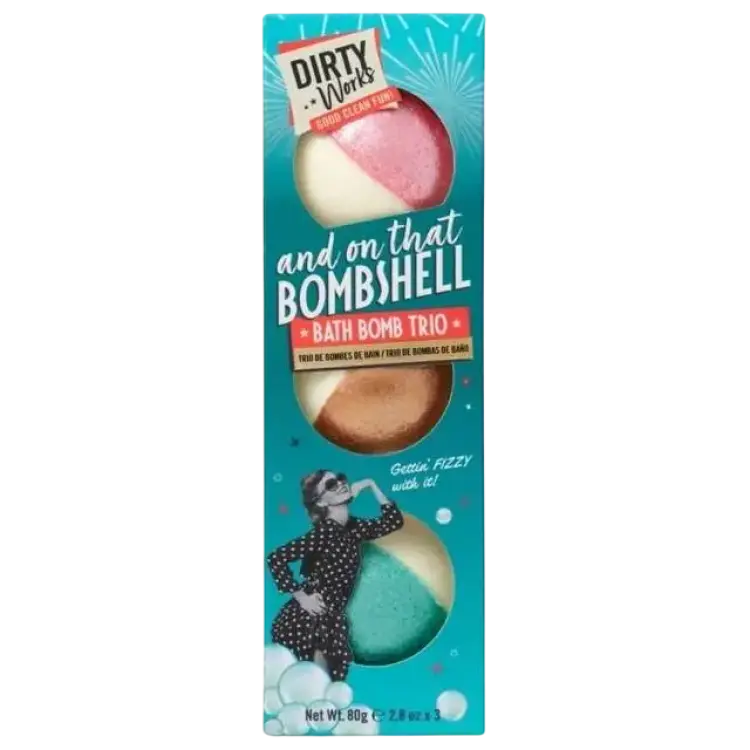 Dirty Works And On That Bombshell Bath Bomb Trio 240