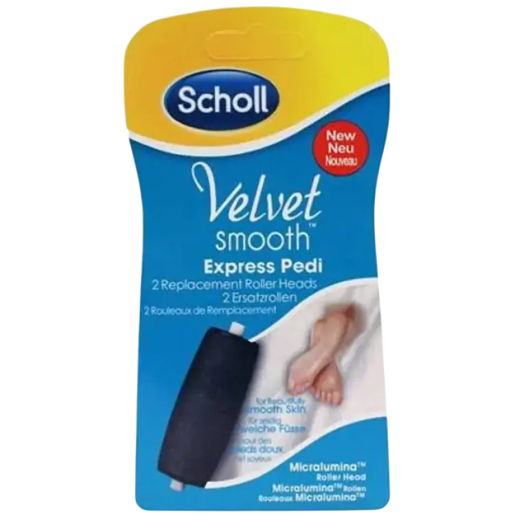 Scholl Velvet Smooth Express Pedi 2-pack Refill