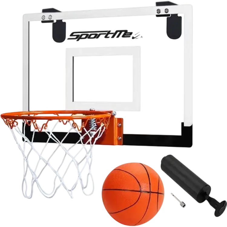 SportMe Dörrhängd Basketkorg med Basketboll