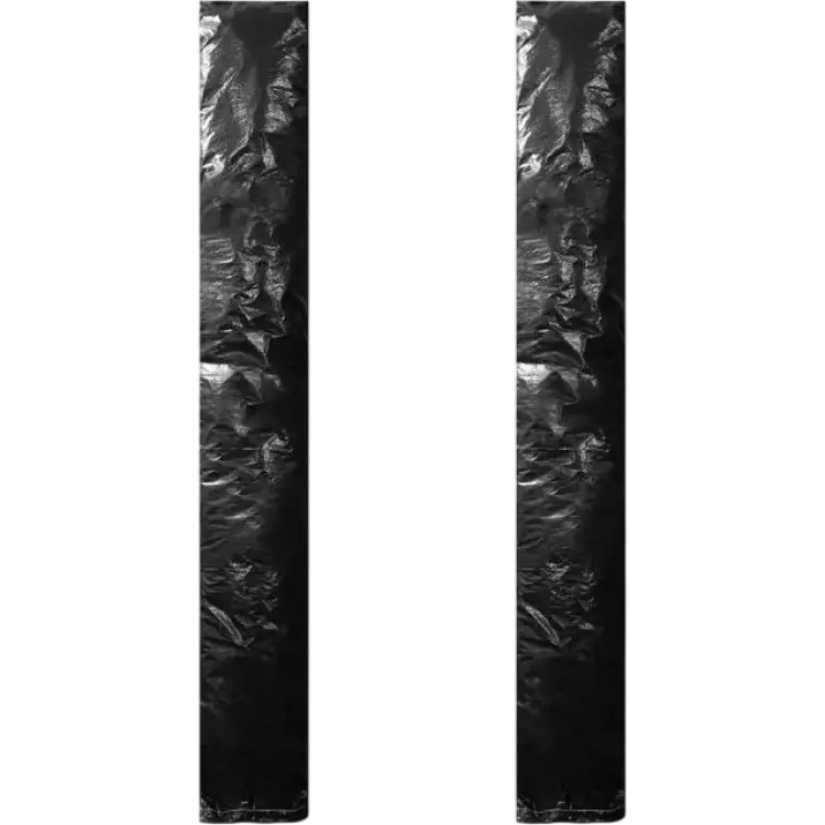 vidaXL Parasollskydd 2 st med Blixtlås PE 200 cm