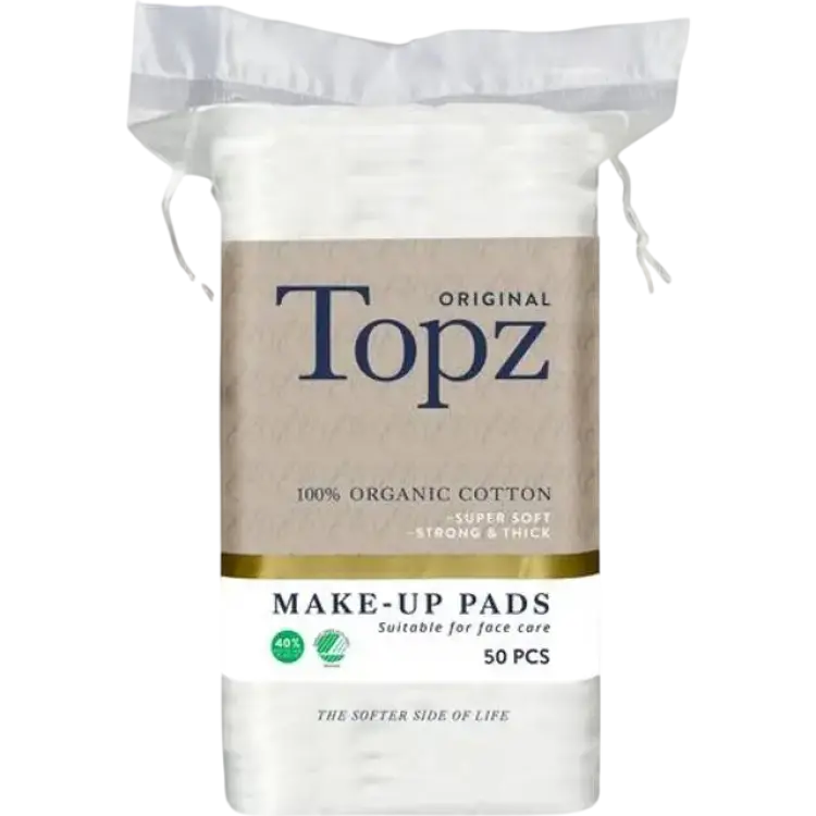 Topz Premium Square Make-up Pads 50 st