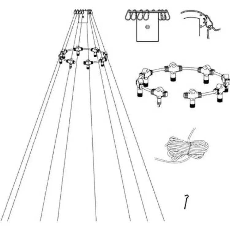 Star Trading System LED Flaggstångsbelysning
