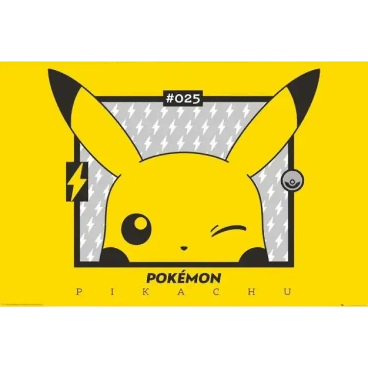 GB Eye Pokemon Affisch Pikachu Wink 143