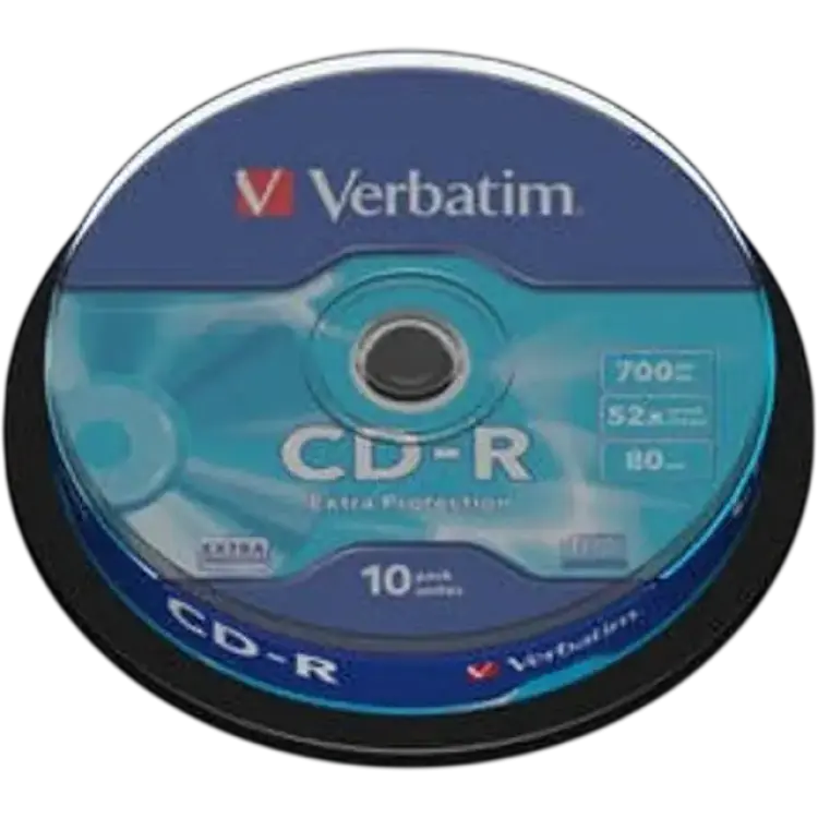 Verbatim CD-R Extra Protection 700MB 52x Spindle 10-Pack