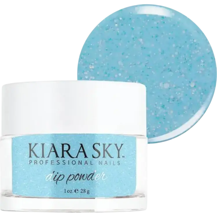 Kiara Sky Dip Powder Blue Tones