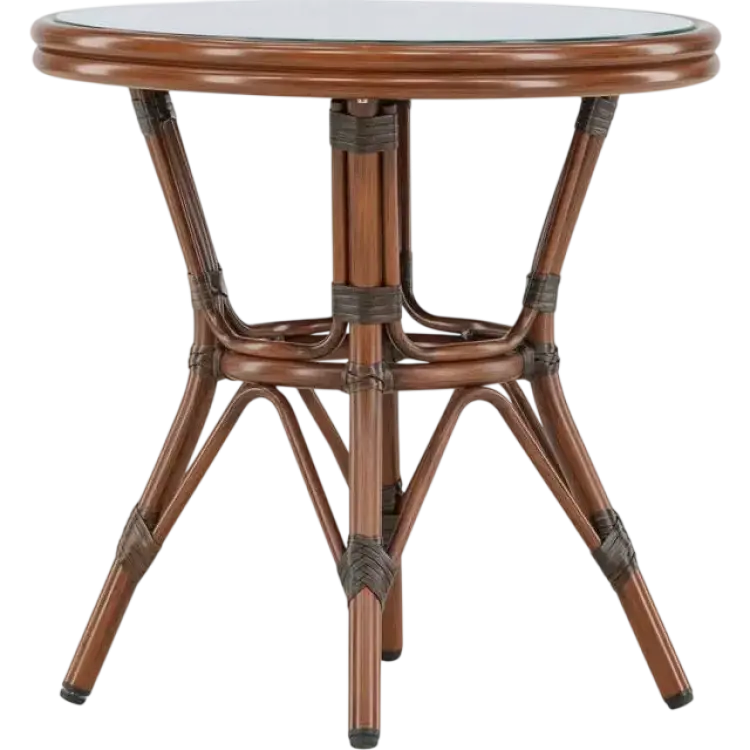 Venture Home Sagres Cafebord 60 cm Brun Aluminium