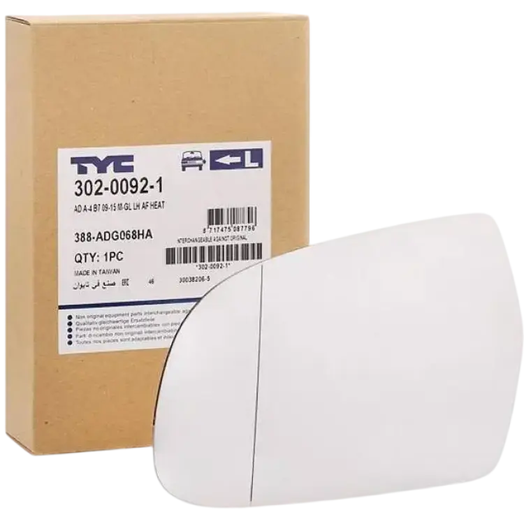 TYC Wing Mirror Glass Audi 302-0092-1