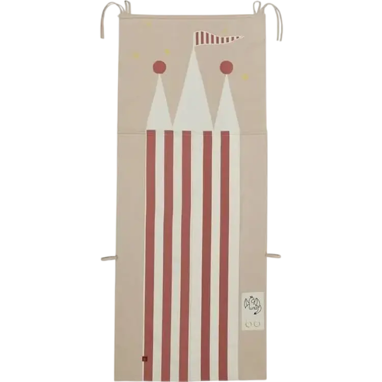 OYOY Castle Door Gardin 78x190 cm Beige