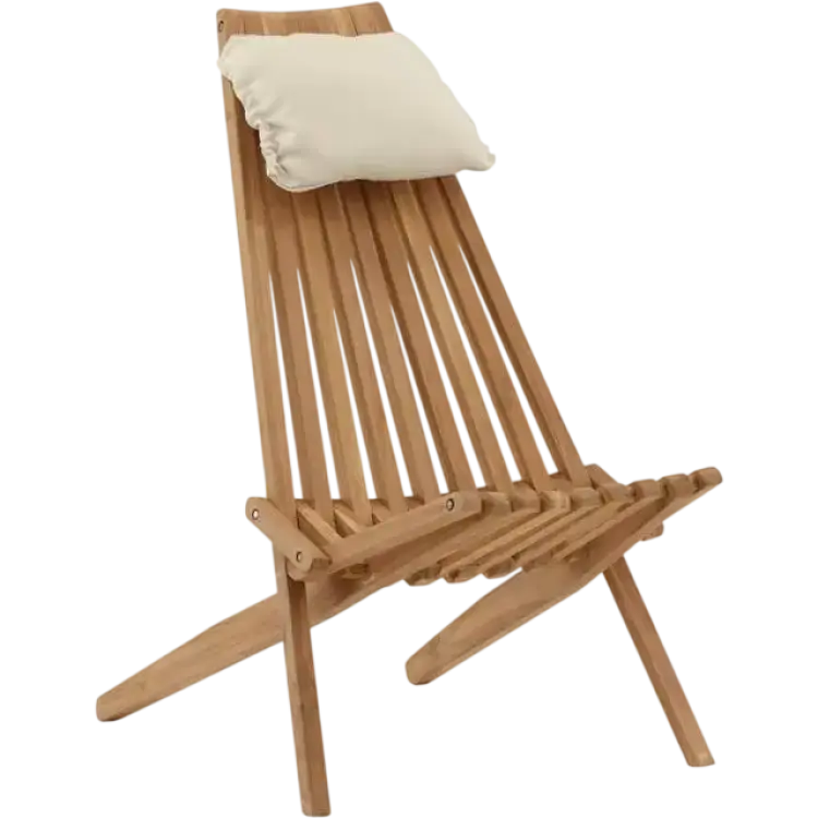 Venture Design Home Teak Lounge Fåtölj Utefåtölj, Trädgårdsmatstol