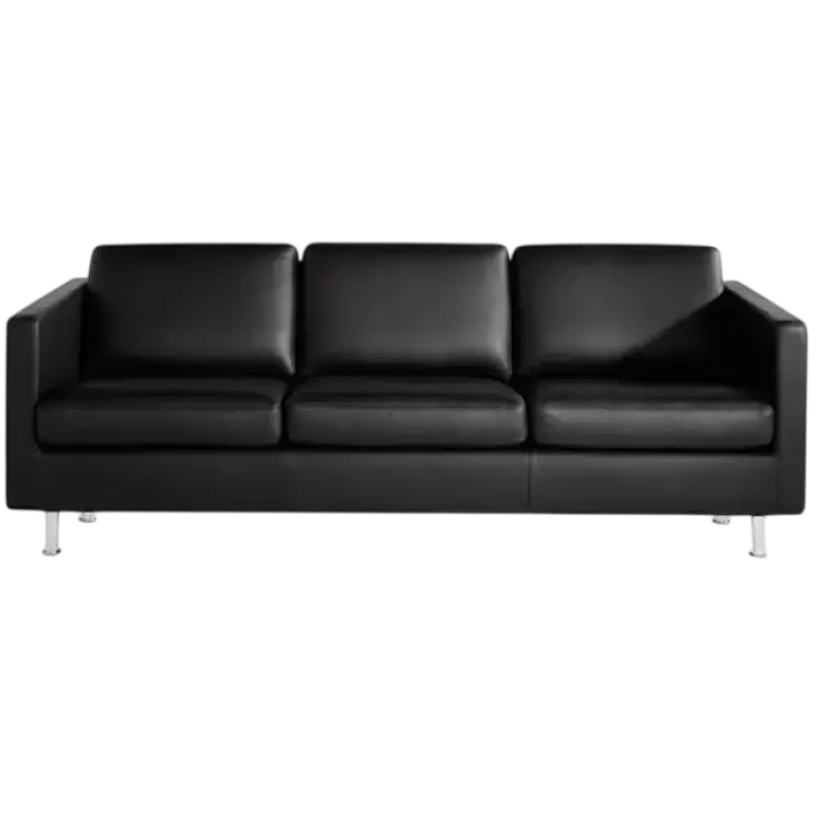Dux Johan Classic Soft 88 Läder Soffa 207cm 3-sits