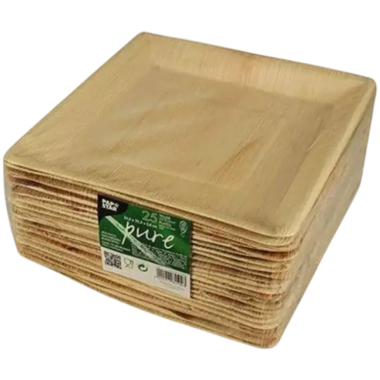 Papstar Disposable Plates Pure 25-pack