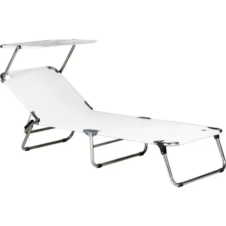 Fiam Amigo Top Solsäng Vit Aluminium
