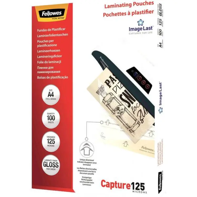 Fellowes Laminating Pouches Capture ic A4
