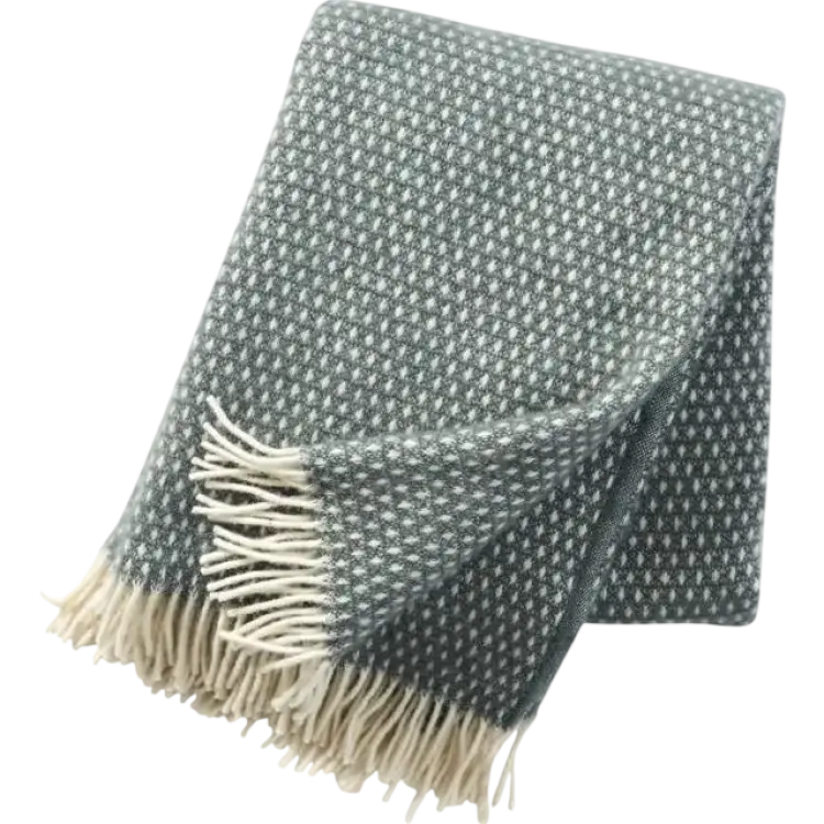 Klippan Yllefabrik Knut Filt Grön (200x130cm)