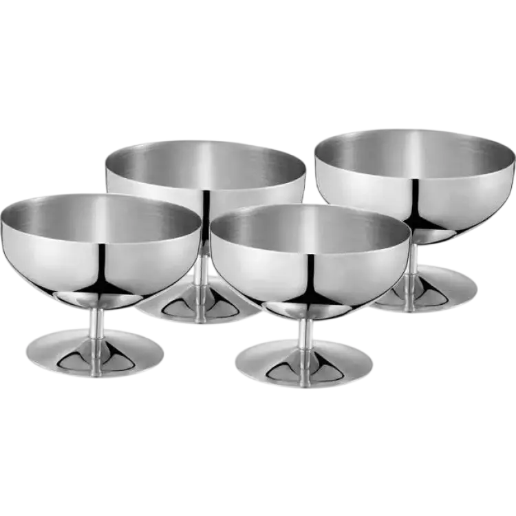 Dorre Daysi Glassbägare 4-pack 7,5 cm Rostfritt Stål Dessertskål