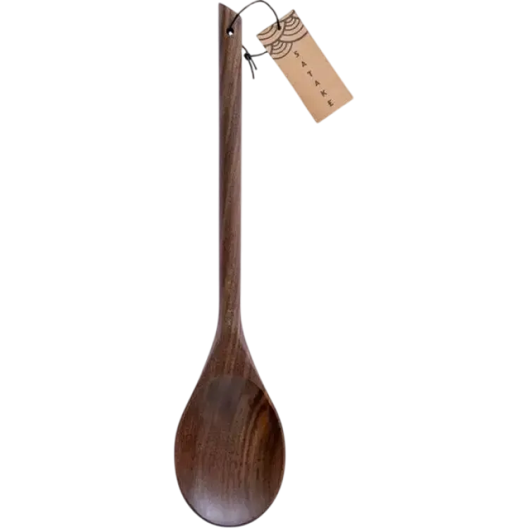 Satake Serveringssked Valnöt 33 5 cm Brun Serveringssked