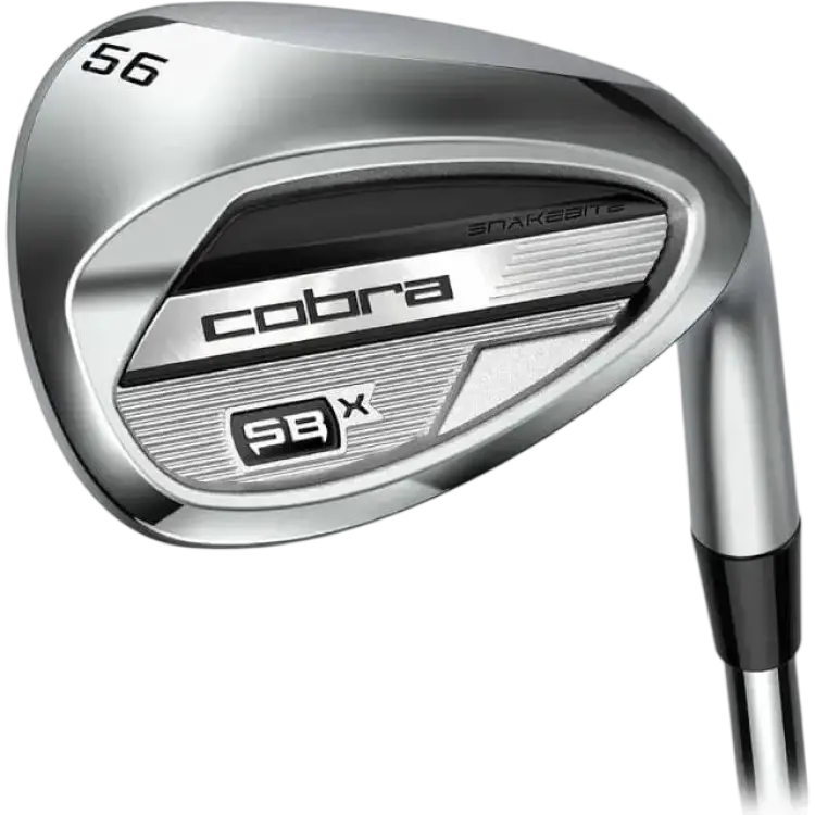 Cobra SnakeBite-X Wedge Grafit Teardrop Chrome Dam Höger - Silver