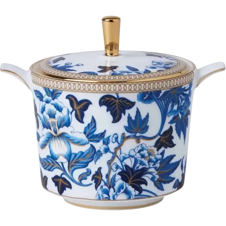 Wedgwood Hibiscus Sockerskål Med Lock, 20 cl Sockerskål