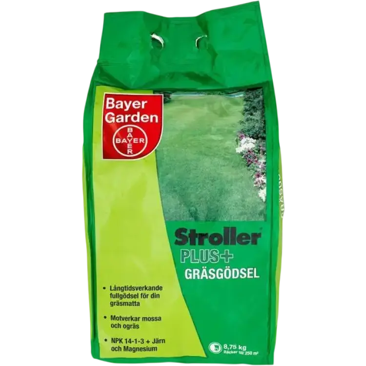 Bayer Stroller Plus+ Gräsgödsel 8.75kg 250m²
