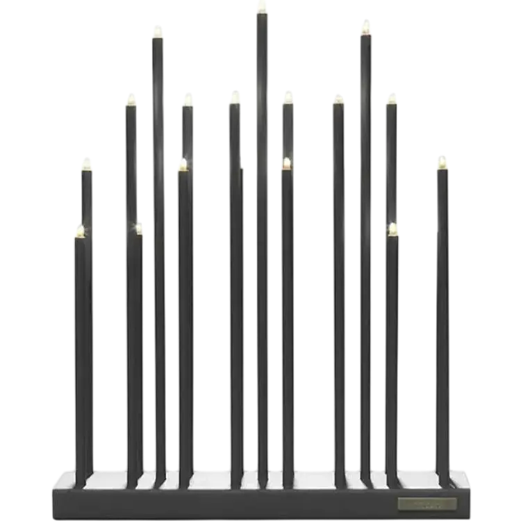 Elflugan Original Anthracite Adventsljusstake 8cm