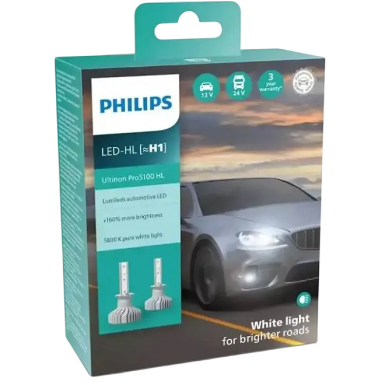 Philips Ultinon Pro5100 HL +160%, H7