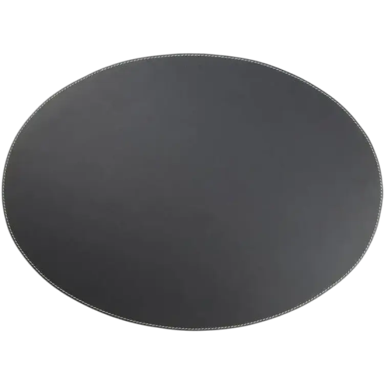 Ørskov Oval Bordstablett Svart (47x34cm)