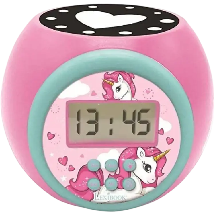 Lexibook Unicorn Projector Alarm Clock