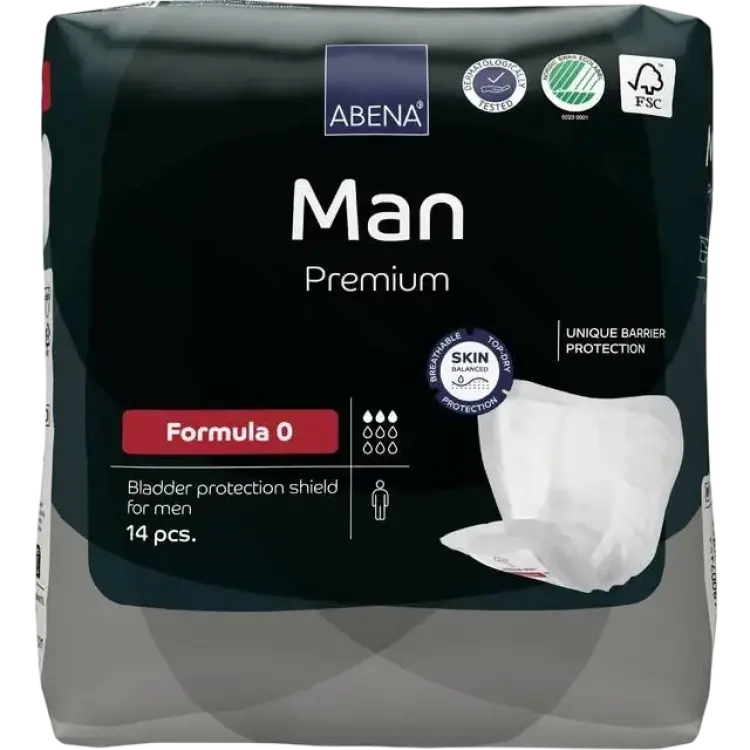 Abena Man Formula 0 Premium 23x19 cm Set of 14